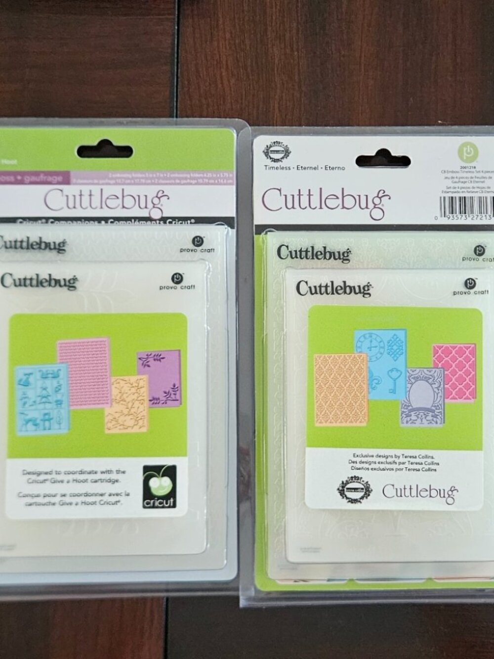 Cuttlebug Lot of 8 - Timeless & Give a Hoot
